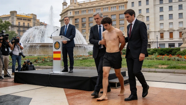 Press Conference Disrupted as Young Man Confronts Bendodo in Barcelona RUSSPAIN.com