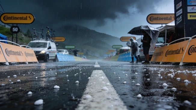 Hailstorm Forces Cancellation of La Vuelta Stage in Font Romeu RUSSPAIN.com