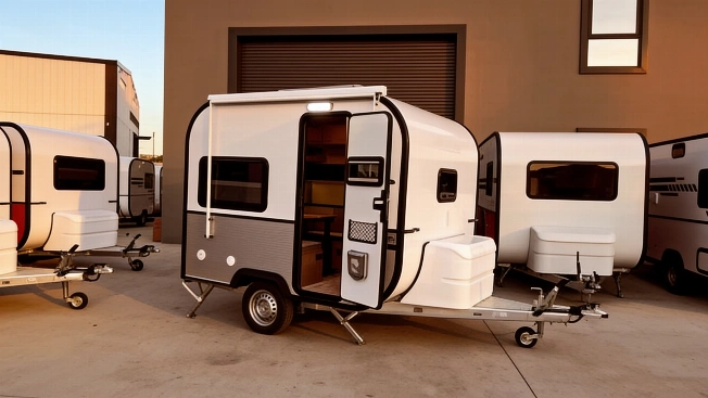 Europe’s Smallest Caravan Packs Three Beds, Kitchen and Bath in 2.5 Meters RUSSPAIN.com