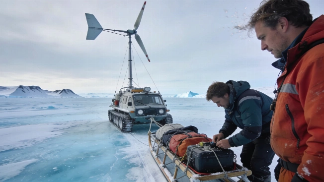 Spain's Wind-Powered Sled Heads Into Antarctica's Interior RUSSPAIN.com
