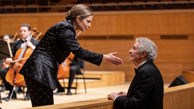 Doña Sofía presents Madrid music prize to composer RUSSPAIN.com