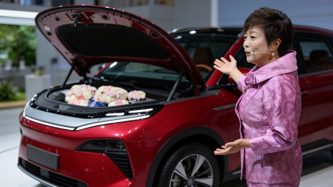 BYD Atto 8 opens its 136-litre frunk with two knocks RUSSPAIN.com