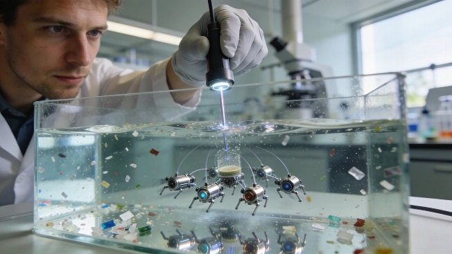 Magnetic Microrobots Remove Up to 94% of Microplastics from Water RUSSPAIN.com