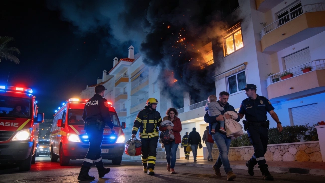 Two Children Die in Benalmádena Apartment Fire, Mother Hospitalized RUSSPAIN.com