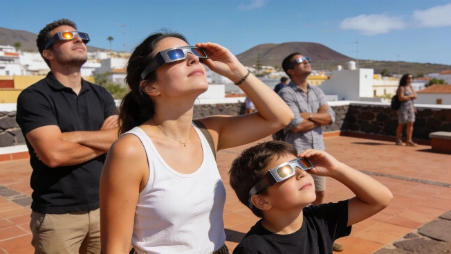 Canary Islands Prepare for Major Solar Eclipse with Safety Measures RUSSPAIN.com