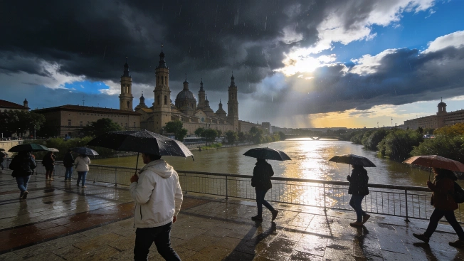Zaragoza Faces Cooler Temperatures and Scattered Showers This Saturday RUSSPAIN.com