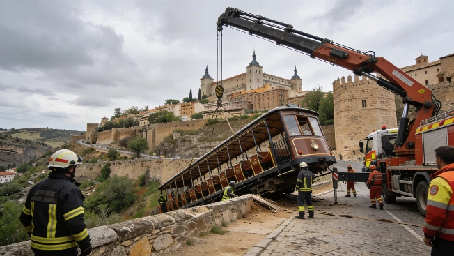 Runaway Tourist Train in Toledo Injures Italian Visitor Near Alcázar RUSSPAIN.com