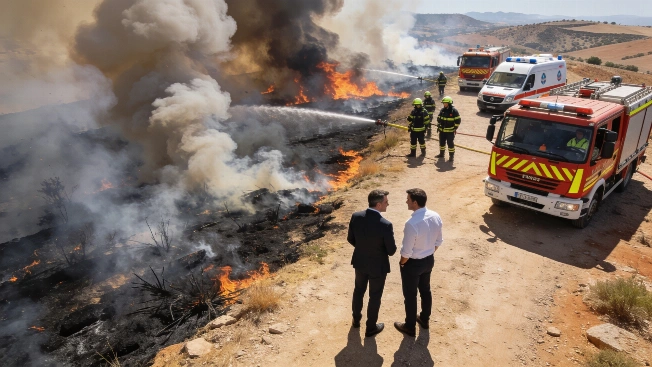 Pedro Sánchez Calls for National Climate Pact Amid Almería Wildfire RUSSPAIN.com
