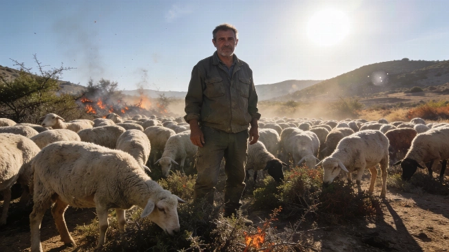 Shepherd’s Warning: Livestock Beat 100 Workers in Fire Prevention RUSSPAIN.com