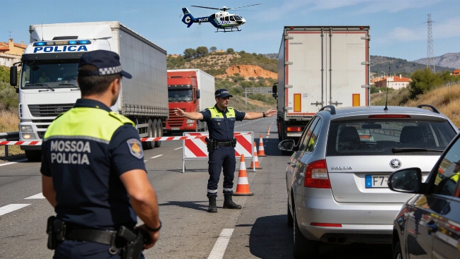 Catalonia Imposes Truck Ban and Police Operation for Eclipse Traffic RUSSPAIN.com