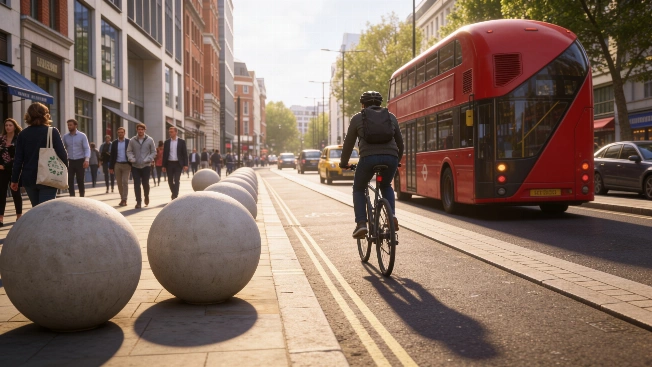 Why Concrete Spheres on Sidewalks Are a Lifesaving Urban Barrier RUSSPAIN.com
