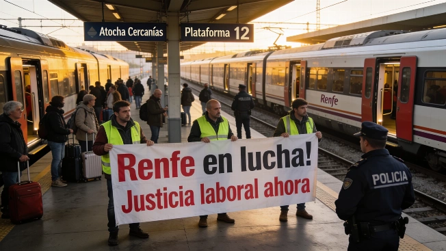 Renfe Faces Second Day of Strike Amid Tensions Over Public Rail Future RUSSPAIN.com