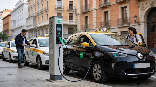 Electric taxis remain a minority in Spain despite rapid growth RUSSPAIN.com