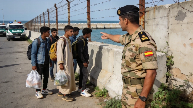 Ceuta Sees Mass Return of Migrants After Record Border Crossings RUSSPAIN.com