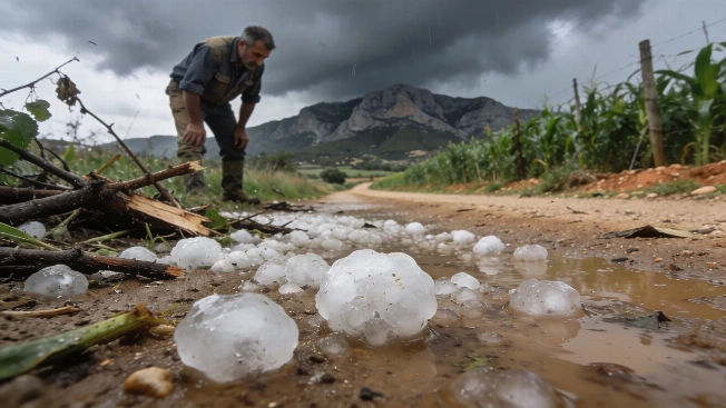 Severe Hailstorm Hits Interior Valencia, Damaging Crops and Property RUSSPAIN.com