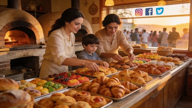 Family Bakery Delikatessen Draws Crowds and 300,000 Followers RUSSPAIN.com
