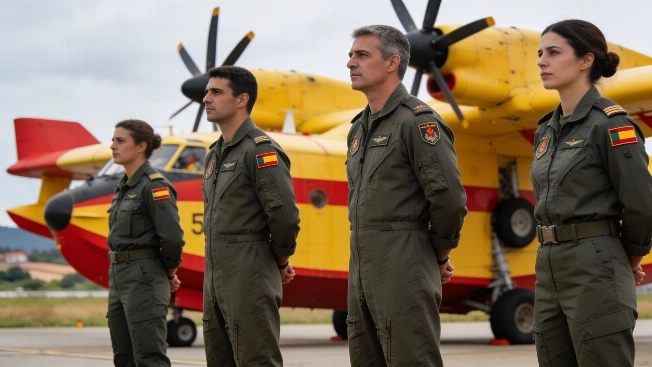 Veteran Air Force Officer Dies During Wildfire Mission in Santiago RUSSPAIN.com