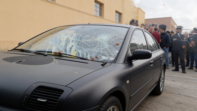 Police stop violent attack on Ceuta Ya deputy's car at port RUSSPAIN.com