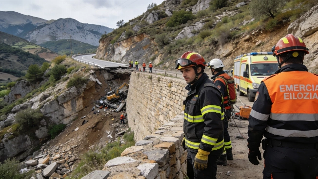 Worker Dies After 25-Meter Fall at Road Project in Lanjarón RUSSPAIN.com