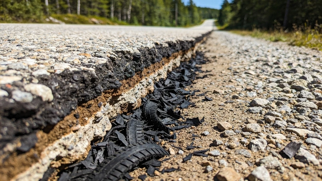 Maine Road Survives Decades on a Foundation of Shredded Tyres RUSSPAIN.com