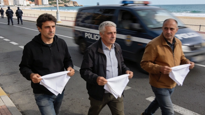 Ceuta protesters march to Tarajal beach over migration crisis RUSSPAIN.com
