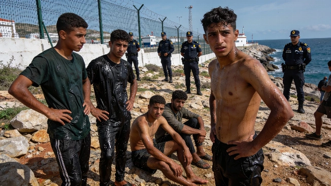 Ceuta Border Crisis: Thousands Cross from Morocco, Emergency Demanded RUSSPAIN.com