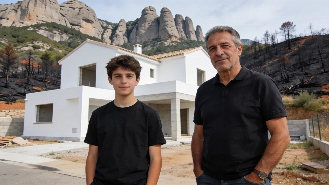 Barcelona Family Returns Home After Arson Destroys House RUSSPAIN.com