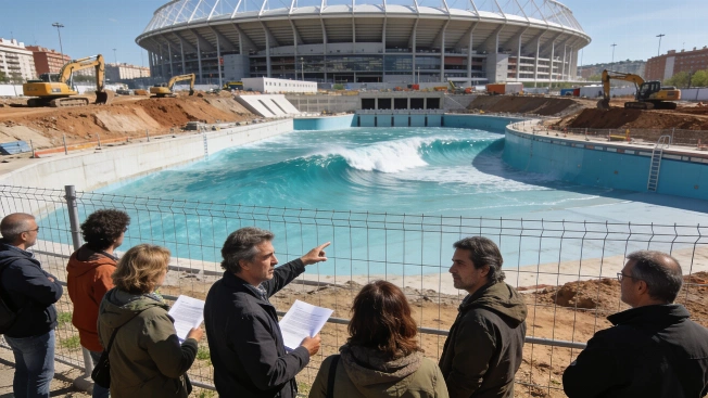 Madrid Faces Backlash Over Europe’s Largest Wave Pool Project RUSSPAIN.com