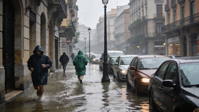 Severe storms bring flood risk and damaging winds to Catalonia RUSSPAIN.com