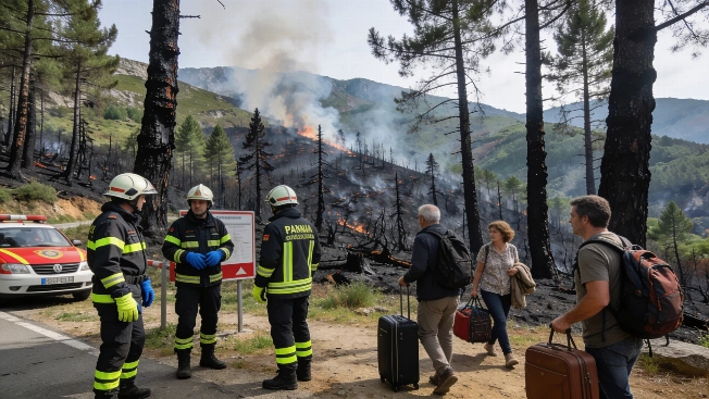 Wildfire in Las Hurdes Forces Mass Evacuations as 3,700 Hectares Burn RUSSPAIN.com
