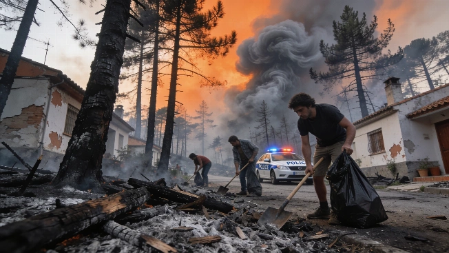 La Atalaya Residents Face Wildfire Aftermath and Surge in Looting RUSSPAIN.com