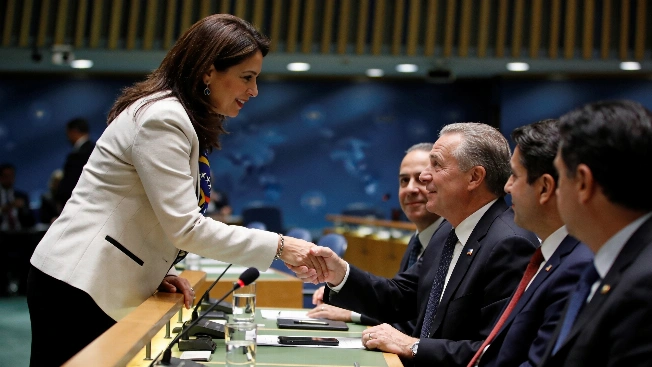 Sánchez skips Trump reception as Delcy Rodríguez approaches him at UN RUSSPAIN.com