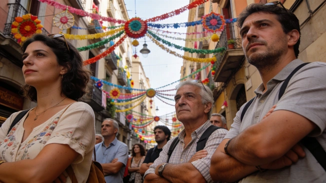 Housing Crisis and Tourism Tensions Mark Start of Gràcia Festival RUSSPAIN.com
