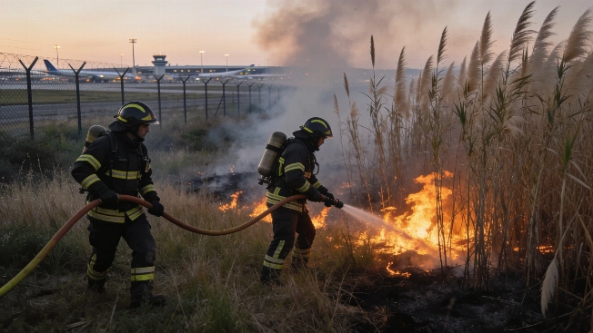 Fire Near Bilbao Airport Contained After Overnight Battle RUSSPAIN.com