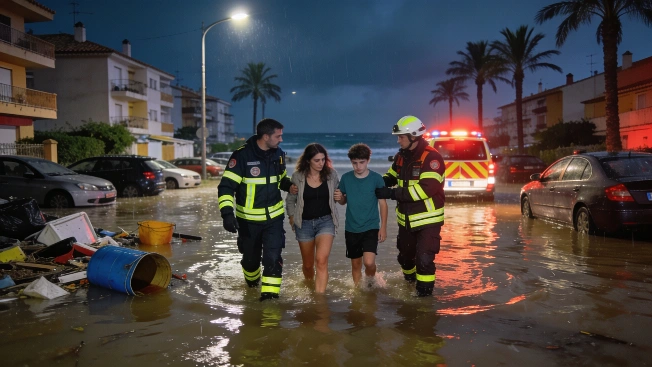 Record Torrential Rains Hit Costa Daurada, Forcing Evacuations RUSSPAIN.com