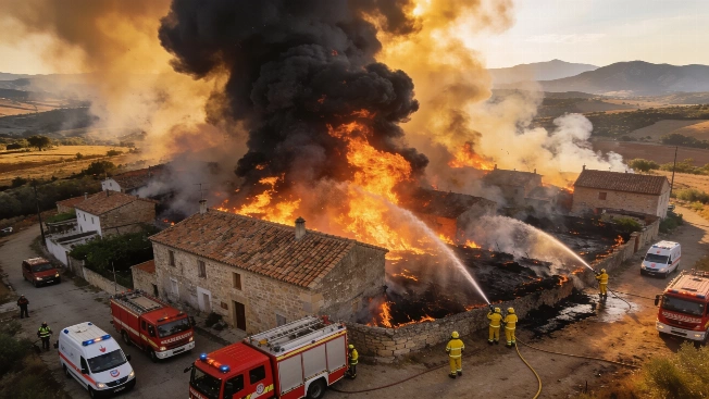 Wildfire in Zamora Forces New Evacuations as Winds Threaten Progress RUSSPAIN.com