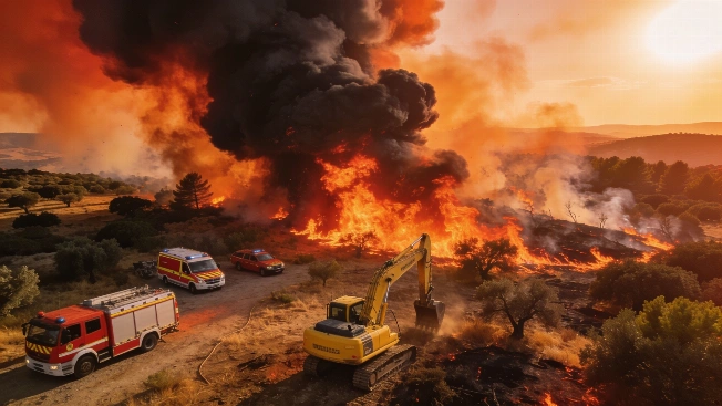 Excavator Ban Breach Blamed for Ávila’s Record Wildfire RUSSPAIN.com