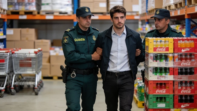 Supermarket manager arrested after massive alcohol theft in Collado Villalba RUSSPAIN.com