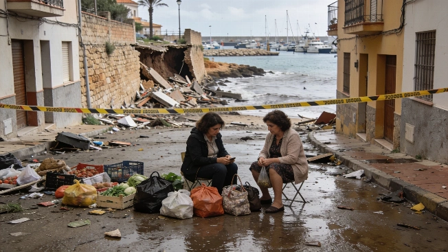 Two Women Die After Wall Collapse During Storm in Roda de Berà RUSSPAIN.com