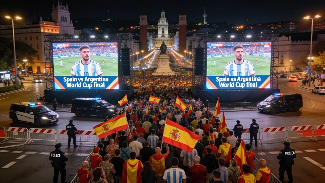 Madrid Prepares for World Cup Final: Giant Screens, Road Closures Announced RUSSPAIN.com