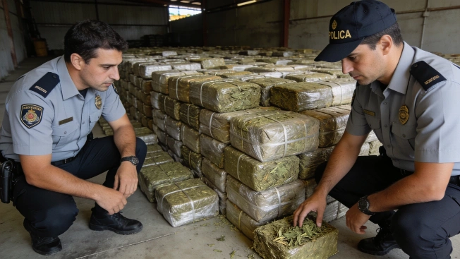 10.6 Tons of Hashish Seized in Major Guadiana River Drug Bust RUSSPAIN.com