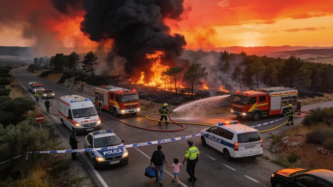 National Emergency Declared in Madrid and Ávila as Wildfires Escalate RUSSPAIN.com