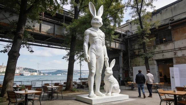 Johnny Depp unveils his first sculpture in Istanbul RUSSPAIN.com