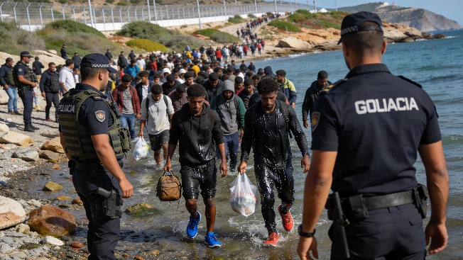 Ceuta Faces Unprecedented Migrant Surge as Morocco Loses Control RUSSPAIN.com
