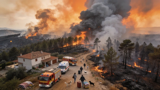 Over 10,000 Evacuated as Three Wildfires Hit Madrid Region RUSSPAIN.com