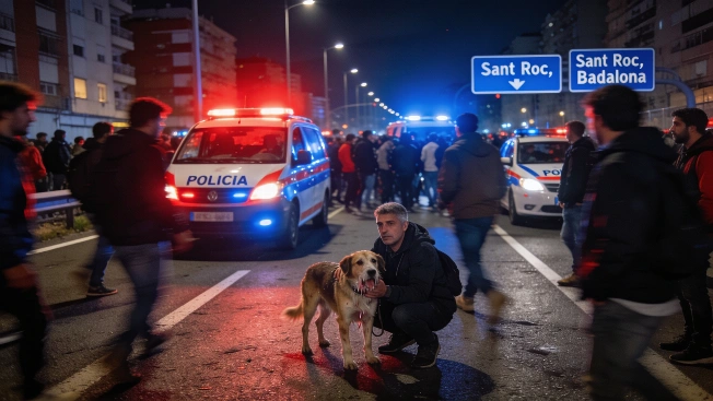 Animal Cruelty Case Sparks Mass Brawl and Highway Blockade in Badalona RUSSPAIN.com