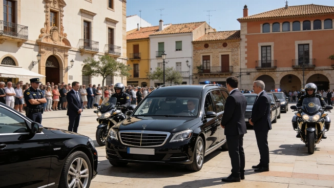 Sánchez rolls into Gavá with eleven-car convoy for PSOE rally RUSSPAIN.com