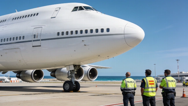 One of the World’s Largest Private Jets Lands in Mallorca RUSSPAIN.com