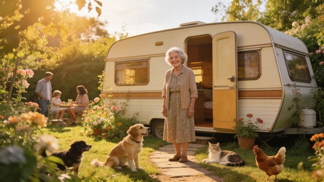 At 81, She Finds Freedom in a Tiny Home in Her Daughter’s Garden RUSSPAIN.com