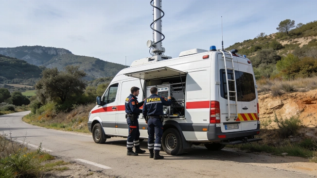 Catalonia Deploys Mobile Unit to Restore Phone Coverage in Emergencies RUSSPAIN.com